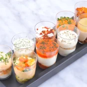 picture of plastic savory verrines